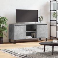 Bonnevie - Moderne TV-Möbel, TV-Lowboard TV-Schrank für das Wohnzimmer Betongrau 104x35x50 cm Holzwerkstoff -FV32444 - Grau von BONNEVIE