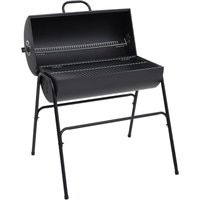 Grill mit 2 Grillrosten Schwarz 80x95x90 cm Stahl vidaXL780758 von BONNEVIE