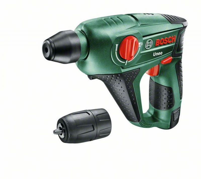 Bosch Akku-Bohrhammer Uneo, mit 1 x PBA 12V 2.5 Ah Akku, Ladegerät AL 1115 CV 060398400D von BOSCH grün