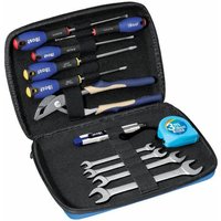 Expert Tasche - 12 Werkzeuge: 4 Gabelschlüssel + 5 Schraubendreher + 1 Zange + 1 Cuttermesser + 1 Meter - 889310 - Bost von BOST