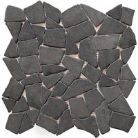 Mosaikfliesen - 1 Pack: 1 m² - Marmor - Grau - MOLI von BRICOSOL