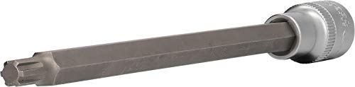 BRILLIANT TOOLS BT022750 1/2" RIBE-Bit-Stecknuss, 200 mm lang, M8 [Powered by KS TOOLS] von BRILLIANT TOOLS