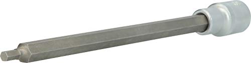 BRILLIANT TOOLS BT022890 1/2" Innensechskant Bit-Stecknuss, 200 mm lang, 5 mm [Powered by KS TOOLS] von BRILLIANT TOOLS