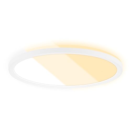 BRILONER – LED Deckenlampe für Wohnzimmer, Deckenleuchte flach, Lampe, Wohnzimmerlampe, LED Panel, Lichtfarbe einstellbar, Backlight, Weiß BRILONER – LED Deckenlampe für Wohnzimmer, Deckenleuchte flach, Lampe, Wohnzimmerlampe, LED Panel, Lichtfarbe einstellbar, Backlight, Weiß von BRILONER