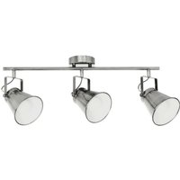 BRITOP Lighting Deckenleuchte 2742327 silber Metall B/H/T: ca. 75x26x24 cm E27 3 Brennstellen von Britop Lighting