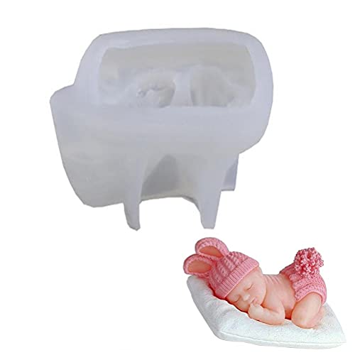 BSTCAR Silikon Form Baby Schläft Diy Silikonform Ausstechformen Torten Schokolade Keks Silikonformen Backen Mould Silikon Fondant Kuchen Form von BSTCAR