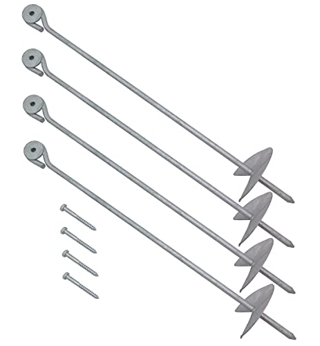 4x Erdanker 60cm Bodenanker f Schaukel Spielturm Erdnagel Befestigungsanker Zelt 4x Erdanker 60cm Bodenanker f Schaukel Spielturm Erdnagel Befestigungsanker Zelt von BURI