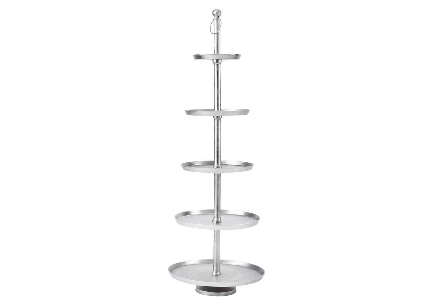 BUTLERS Etagere BANQUET Etagere 5-stufig Höhe 170cm, Aluminium von BUTLERS