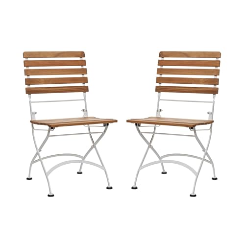 BUTLERS Gartenstuhl 2er Set klappbar -PARKLIFE- Terrassenstühle aus Holz in Naturfarbe und Metallgestell | Indoor Outdoor Wetterfest Möbel für Balkon, Küche, Terrasse, Garten BUTLERS Gartenstuhl 2er Set klappbar -PARKLIFE- Terrassenstühle aus Holz in Naturfarbe und Metallgestell | Indoor Outdoor Wetterfest Möbel für Balkon, Küche, Terrasse, Garten von BUTLERS