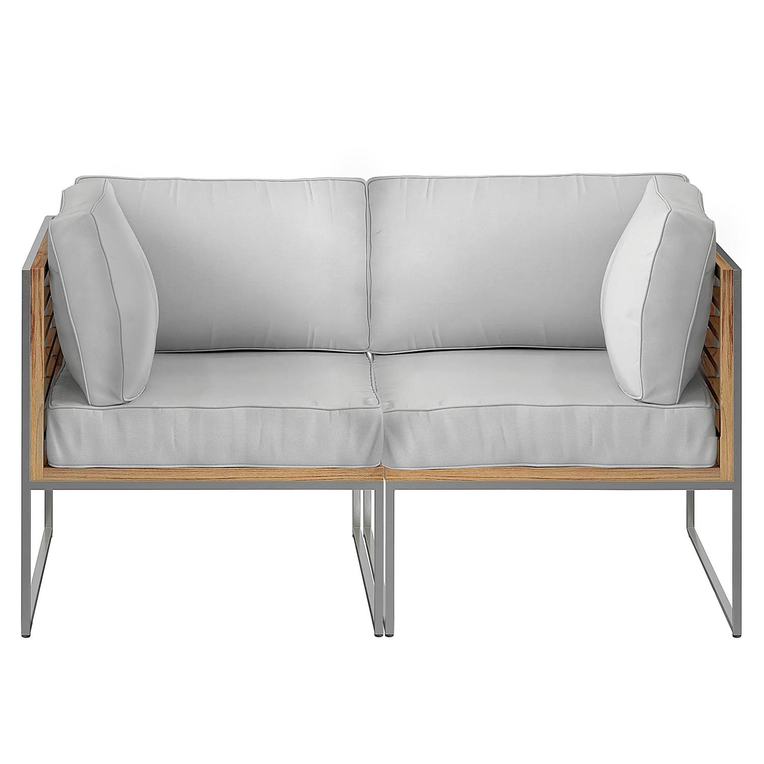 home24 Loungesofa 2-teilig 140 x 74 x 70cm Grau/Hellgrau home24 Loungesofa 2-teilig 140 x 74 x 70cm Grau/Hellgrau von home24