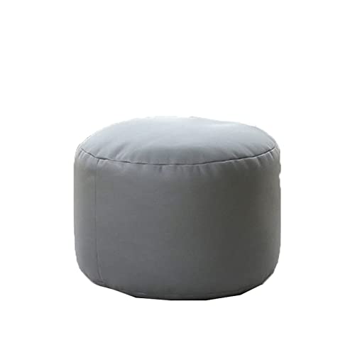 BYBEST Geschenk hocker Kleiner runder Hocker aus Kunstleder, Sitzsack, Hocker, Fußhocker, Fußstütze, Bodenecksitz, Puff für Wohnzimmer, Flur schemel von BYBEST