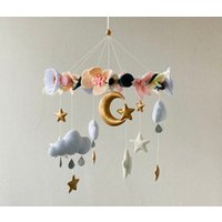 Baby Mobile Mädchen Blumen Kinderzimmer Dekor Floral Geschenk Fee Krippe Hängend von BaLenadecor