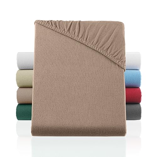 BaSaTex Flausch Feinbiber Winter Spannbettlaken Biber Spannbetttuch | 100% Baumwolle | 140x200 – 150x200 cm | Taupe BaSaTex Flausch Feinbiber Winter Spannbettlaken Biber Spannbetttuch | 100% Baumwolle | 140x200 – 150x200 cm | Taupe von BaSaTex