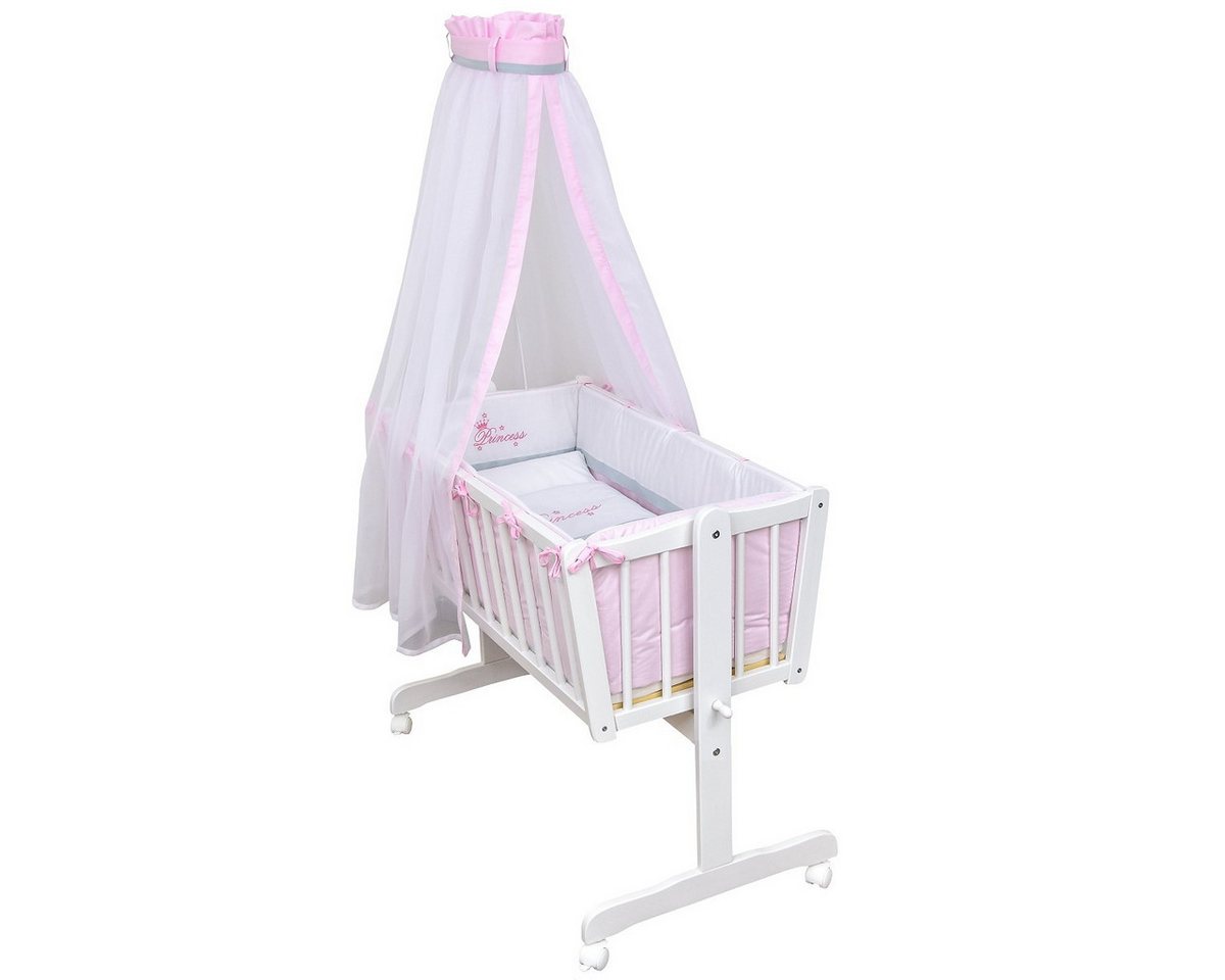 Babybettwäsche Baby Wiegenset, Baby-Delux, 6 teilig, Wiegenset 6-tlg. für Babywiege 90x40 (ohne Wiege) verschiedene Designs von Baby-Delux