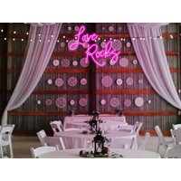 Hochzeitsschild | Neon Schild Neonlicht Schlafzimmer Custom Led Hochzeitsdekoration von BadassNeon