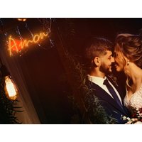 Neon Schild, Benutzerdefinierte Hochzeit Licht, Led-Licht, Schild Schlafzimmer, Individuell, Hochzeitsdekor, Hochzeitsgeschenk von BadassNeon