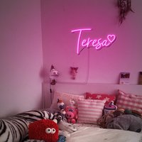 Wanddekoration | Neon Schild Neonlicht Schlafzimmer Custom Wohndeko Kinderzimmer Dekor von BadassNeon