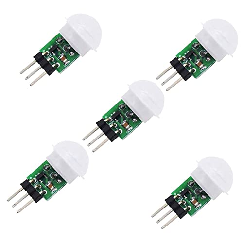 Baixia AM312 PIR Sensor, 5 Pack PIR Bewegungs Sensor AußEn Mini Pyroelektrischer Infrarot PIR Human IR Sensor Modul KöRper von Baixia