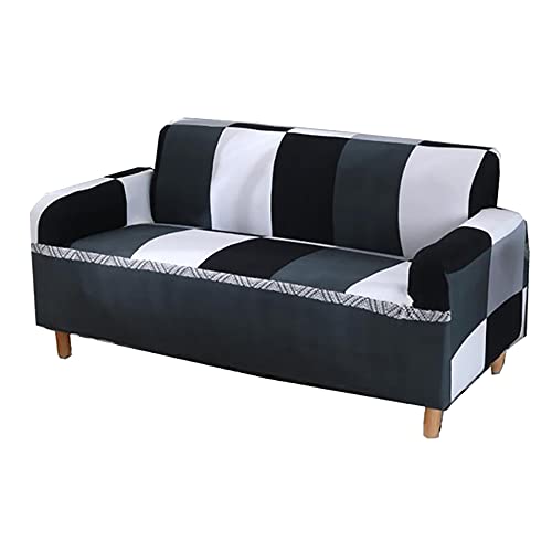 Bakemoro Weicher Sofabezug für Wohnzimmer, elastischer Stuhlschutz, Couchbezug, Sofa-Schonbezug A von Bakemoro