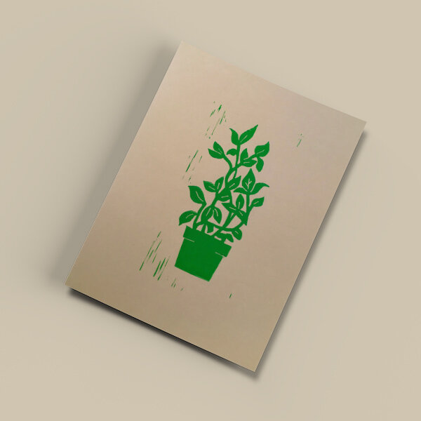 Ballenito Pflanze I – Kunstdruck DIN A5 von Ballenito