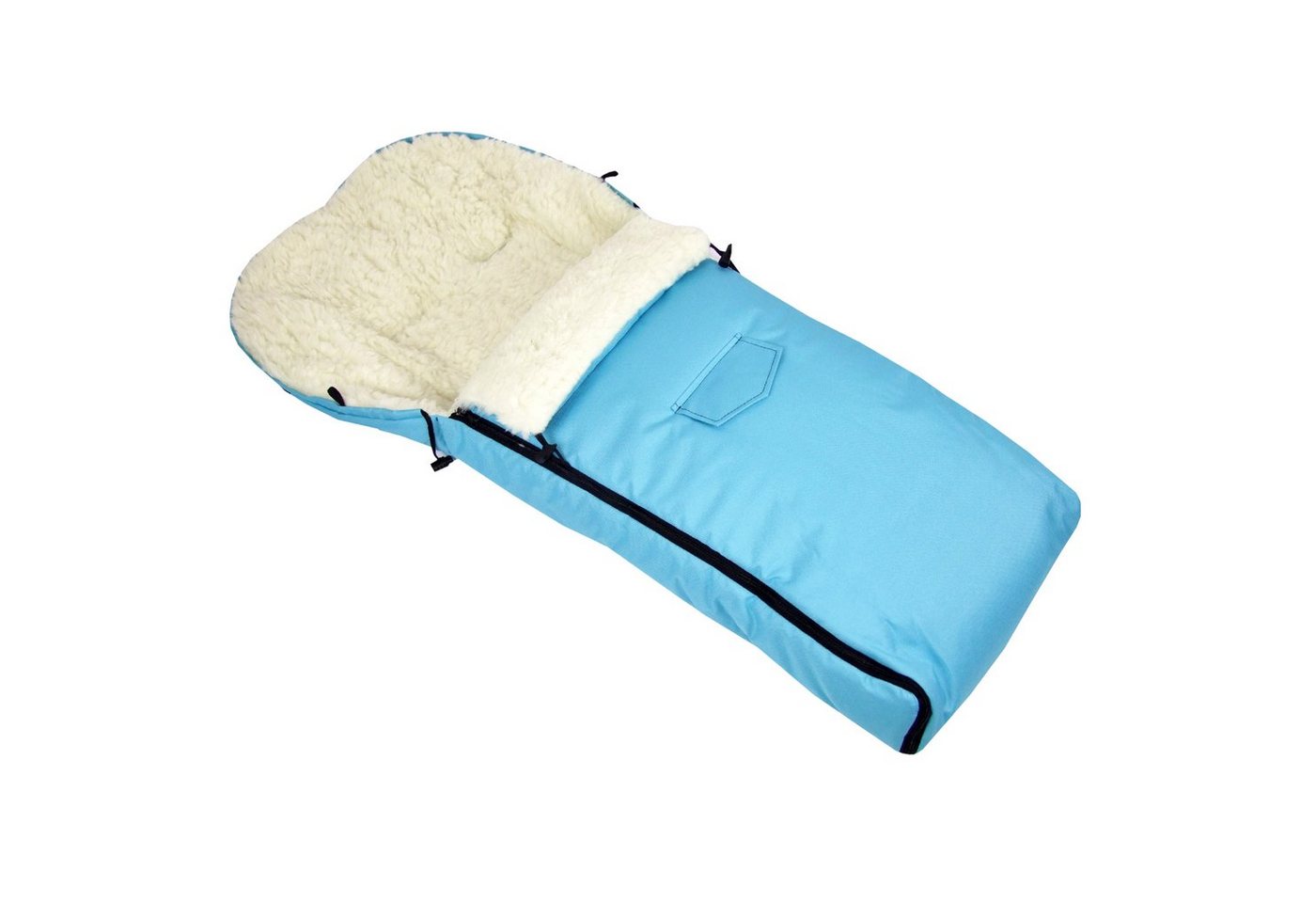 BambiniWelt by Rafael K. Fußsack Winterfußsack Babyfußsack Fußsack Kinderwagen Wolle universal 108cm, universal von BambiniWelt by Rafael K.