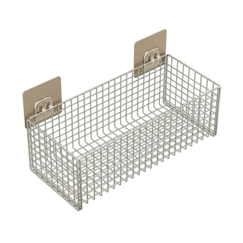 Badezimmer-Organizer und Aufbewahrung, Wandmontierte Hängekörbe for Badezimmer, Küche, Wohnzimmer, Duschablage aus Edelstahlgeflecht, selbstklebende schwimmende Organizer-Aufbewahrungskörbe(Silver,28c Badezimmer-Organizer und Aufbewahrung, Wandmontierte Hängekörbe for Badezimmer, Küche, Wohnzimmer, Duschablage aus Edelstahlgeflecht, selbstklebende schwimmende Organizer-Aufbewahrungskörbe(Silver,28c von Bamboo Sea