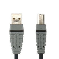 Bandridge BCL4102 USB-Kabel 2 m USB A USB B – USB-Kabel (2 m, USB A, USB B, 480 Mbit/s) von BANDRIDGE