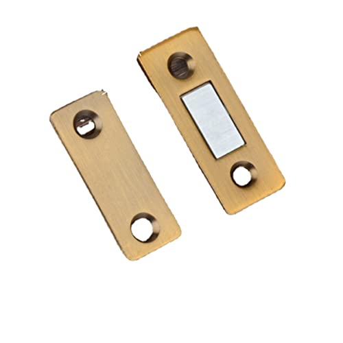 10 Stück Magnetschnäpper Ultra Dünn Tür Magnet Magnetverschluss Stark Magnete Türschließer Türmagnet für Schranktüren Schubladen Möbel (Bronze) von Baogu