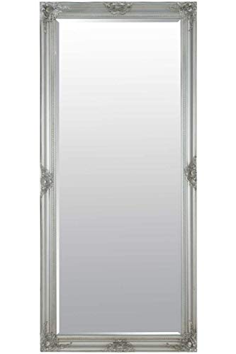 Barcelona Trading Kingsbury groß Silber Classic Stil Shabby Chic Bilderrahmen schlanker/Wandspiegel – 74 cm (73,7 cm) von 161 cm (161,3 cm) von MirrorOutlet