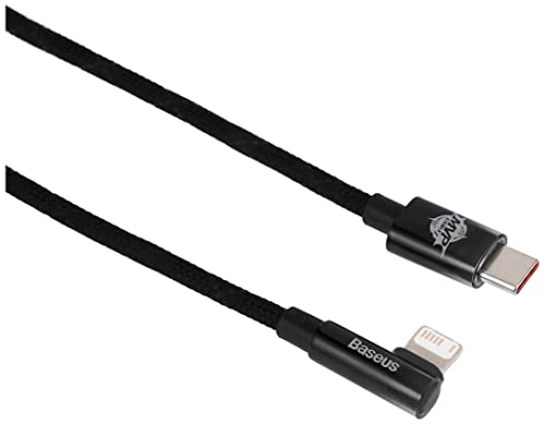 BASEUS Lightning MVP 2 Elbow-shaped Fast Charging Data Cable 2.4A 2m Black (CAVP000101) von Baseus