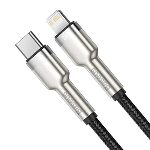 Cabo Baseus Cafule Series Metal Data USB - Lightning Kabel Delivery 20 W 0,25 M Preto (Catljk-01) von Baseus