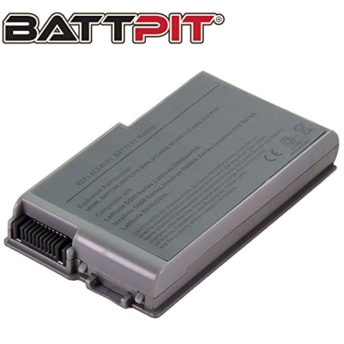 BattPit Laptop Akku für Dell 312-0090 C1295 3R305 M9014 1X793 6Y270 G2053 Latitude D510 D520 D530 D600 D610 Inspiron 510m - [6 Zellen/4400mAh/49Wh] von Battpit