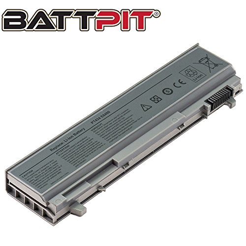 BattPit Laptop Akku für Dell Latitude E6400 E6410 E6500 E6510 E8400 E6400ATG Precision (Workstation) M2400 M4400 M4500 KY265 KY266 W1193 NM631 4M529 PP30L PT434 - [6 Zellen/4400mAh/49Wh] von Battpit