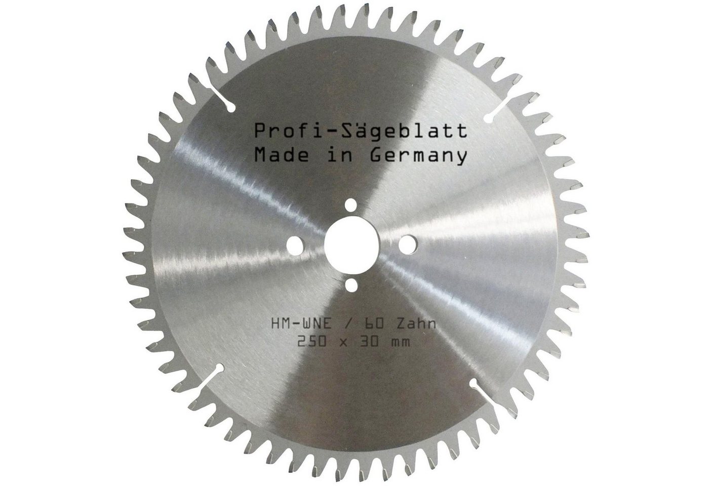 BauSupermarkt24 Kreissägeblatt HM Kreissägeblatt 250 x 30 mm Sägeblatt für Massivholz Kunststoffe von BauSupermarkt24