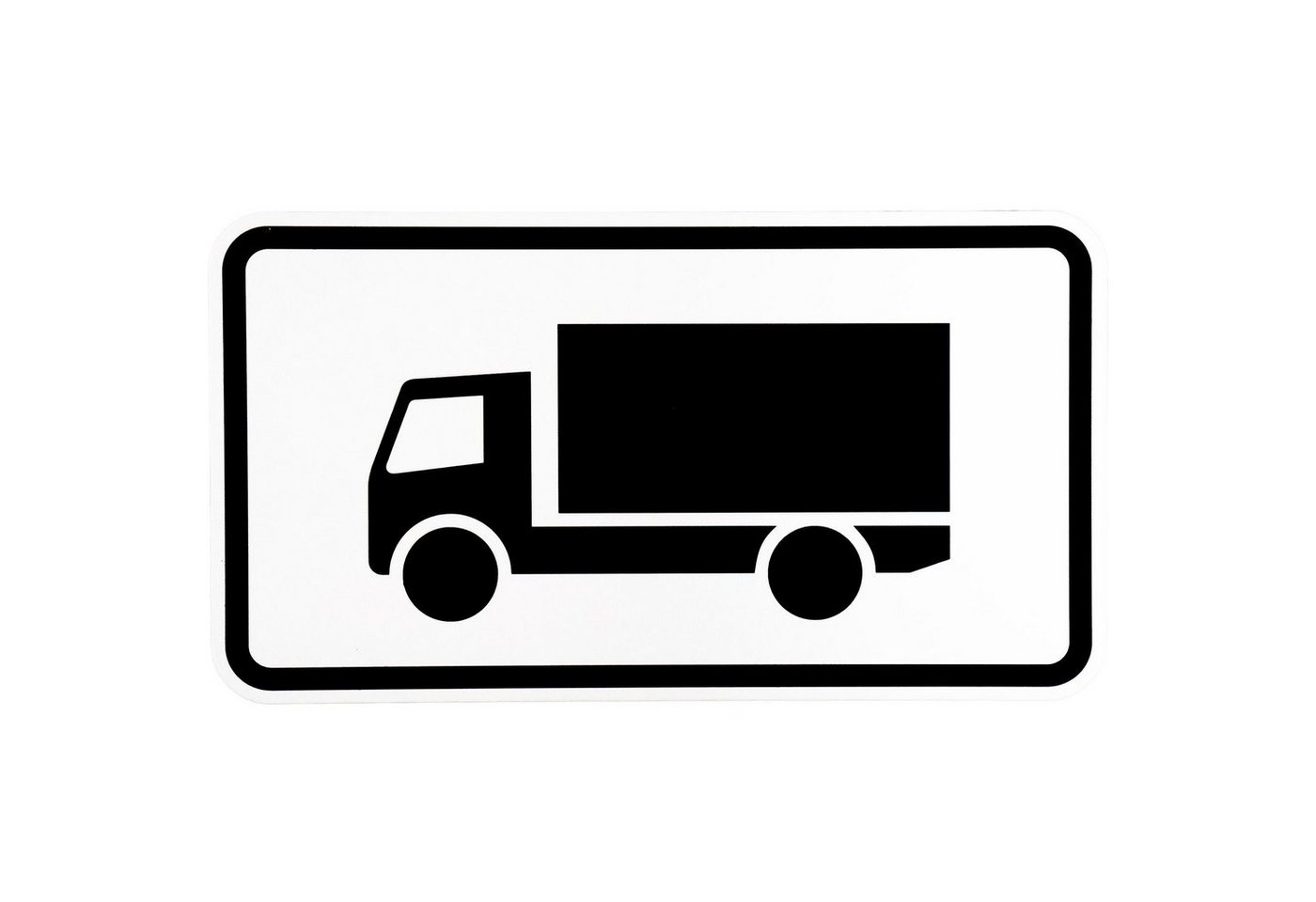 BauSupermarkt24 Metallschild ORIGINAL Verkehrszeichen Nr. 1010-51 * LKW *Lastkraftwagen StVO Straße von BauSupermarkt24