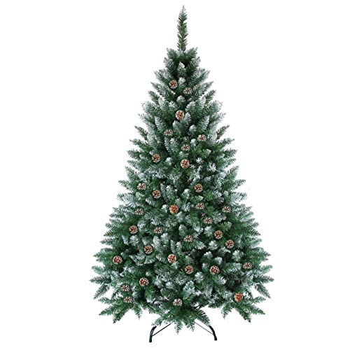 Baunsal® Künstlicher Weihnachtsbaum künstlich (BSP) Christbaum künstlich Tannenbaum künstlich Christmas Tree künstliche Weihnachtsbäume Kunst Weihnachtsbaum von Baunsal