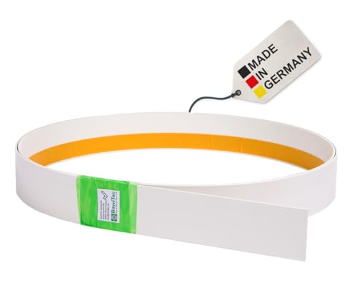 BawiTec Kunststoffleiste Flachleiste 120mm Breit 600cm Lang 2,5mm Stark selbstklebend Farbe weiß Kunststoff Flachprofil Rolle PVC Abdeckleiste Kunststoffprofil für Fenster,Türen,Dach,Wand BawiTec Kunststoffleiste Flachleiste 120mm Breit 600cm Lang 2,5mm Stark selbstklebend Farbe weiß Kunststoff Flachprofil Rolle PVC Abdeckleiste Kunststoffprofil für Fenster,Türen,Dach,Wand von BawiTec