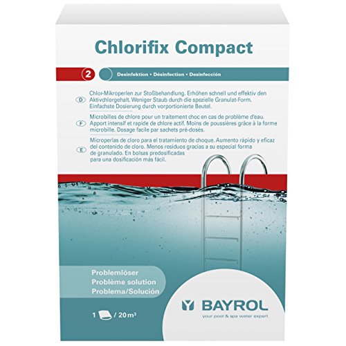 Bayrol Chlorifix Compact 1.2 kg Mikroperlen zur Stoßbehandlung Poolpflege von Bayrol
