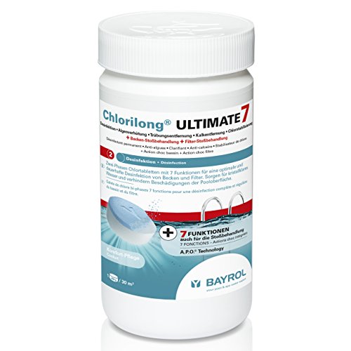 Bayrol Chlorilong Ultimate 7 zwei Phasen Chlortablette à 300 g Inhalt 1,2 kg von Bayrol