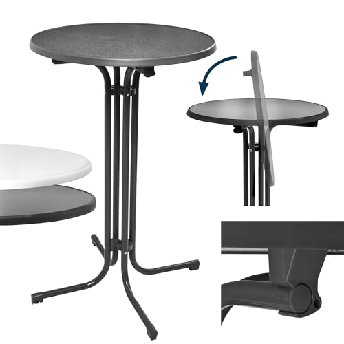 Beautissu Stehtisch klappbar 70 cm Grau Bellini – Kratzfest Stabil Wetterbeständig – Stehtische Outdoor Bistrotisch Rund leichte Montage Halterung vormontiert – Biertisch Partytisch Klappbar Bartisch Beautissu Stehtisch klappbar 70 cm Grau Bellini – Kratzfest Stabil Wetterbeständig – Stehtische Outdoor Bistrotisch Rund leichte Montage Halterung vormontiert – Biertisch Partytisch Klappbar Bartisch von Beautissu