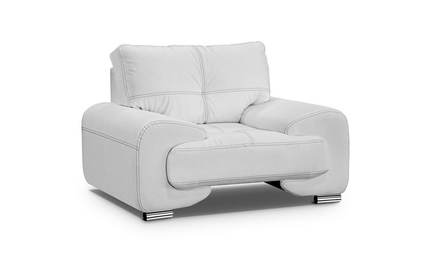 Beautysofa Relaxsessel Relaxsessel Omega Kunstleder Sessel Modern Wohnzimmersesel von Beautysofa