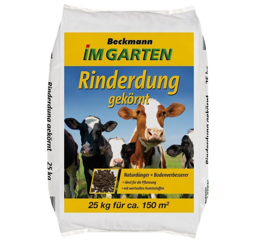 Beckmann IM GARTEN Gartendünger Rinderdung Naturdünger gekörnt 25 kg Sack von Beckmann IM GARTEN