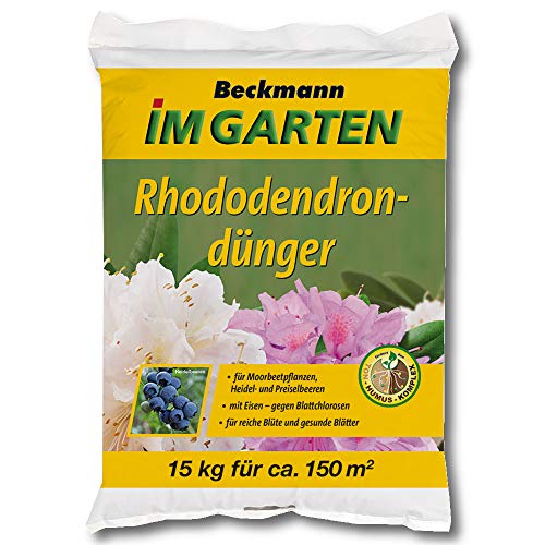 Rhododendron Dünger Organisch-mineralisch 15 kg für ca. 200 m² von Beckmann