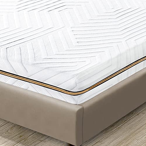 BedStory 7,5cm Memory Foam Topper, Matratzen-Topper in 4 Fusion (Gel+Bambus+Grüner Tee+Kupferion), Matratzenauflage mit waschbarem Bezug, bequemer Topper für Matratzen Bett Schlafsofa von BedStory