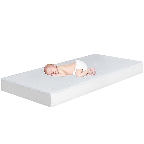 BedStory Babymatratze 70 x 140 für Babybett und Kinderbett,verstellbare Härte 12cm Höhe atmungsaktive Kindermatratze mit abnehmbarem und waschbarem Bezug, Oeko-TEX Standard 100 Zertifiziert von BedStory