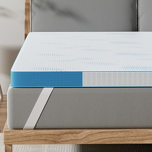 BedStory Gel Topper 140x200cm-7,6cm Höhe Gel Matratzentopper H3/H4 aus Kaltschaumkern, Matratzenauflage für Boxspringbett Wohnwagen Schlafsofa von BedStory