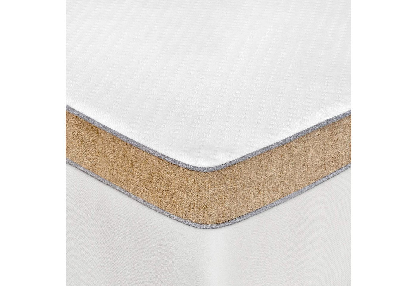 Topper Matratze 90/140/160/180x200cm, 7.5cm hoch Kaltschaum Matratzenauflage, BedStory, 7.5 cm hoch, 2.5cm Memory Form + 5cm Kaltschaum, Topper Memory Gel, H3 von BedStory