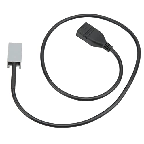 Bediffer Auto-USB-Aufbewahrungsadapter, verschleißfestes MP3-Adaptermodul, ABS, langlebig, flexibel, für Auto von Bediffer