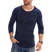 behype Langarmshirt "Dust L/S", mit weitem Halsausschnitt von Behype