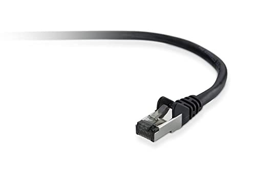 Belkin Netzwerk-Kabel, Ethernet Kategorie 6 schwarz Schwarz 5 Meter von Belkin
